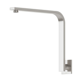 Vivid Slimline High Rise Phoenix Shower Arm Square Plate - Brushed Nickel